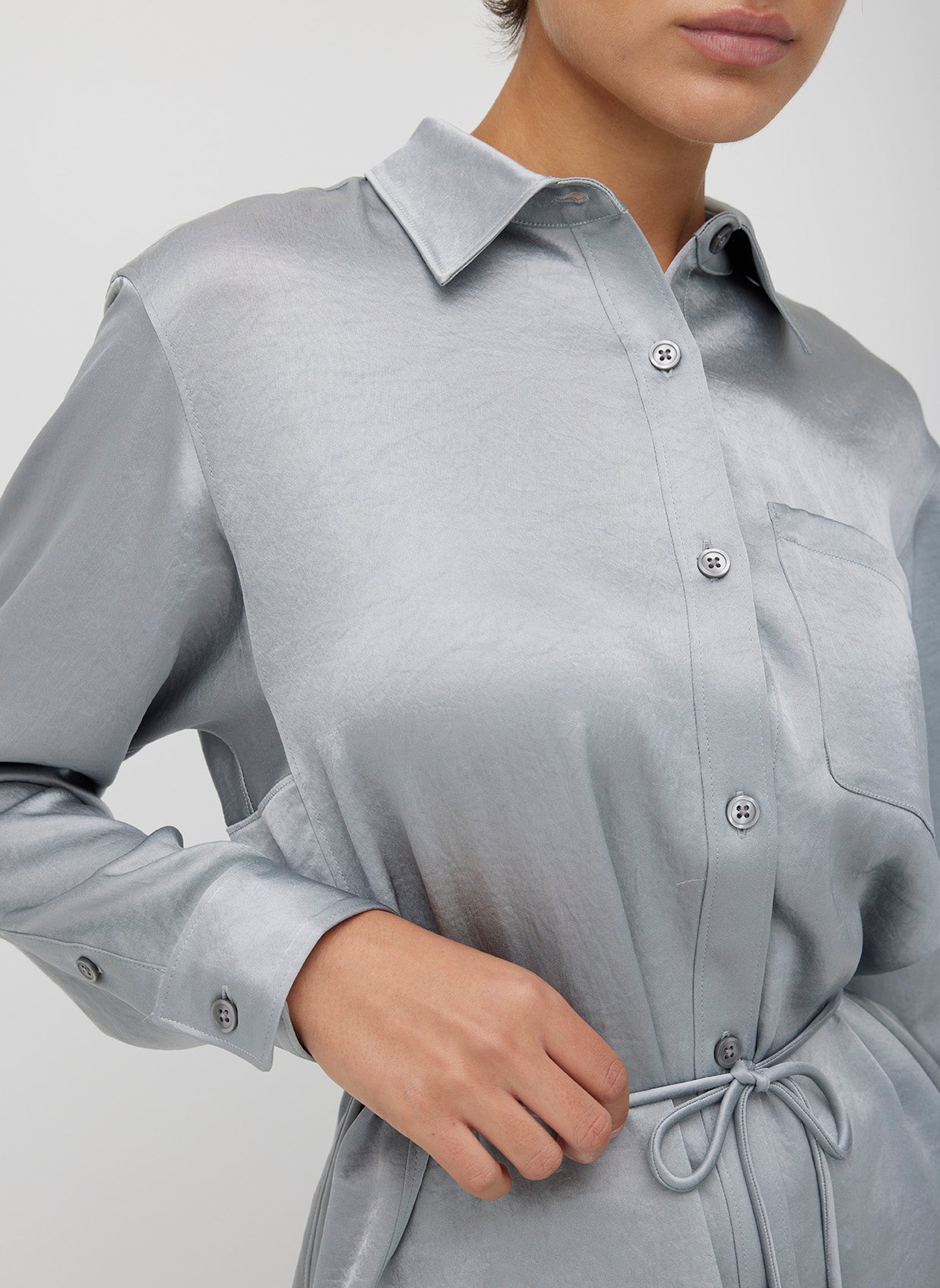 All Day Ecosatin Utility Shirt