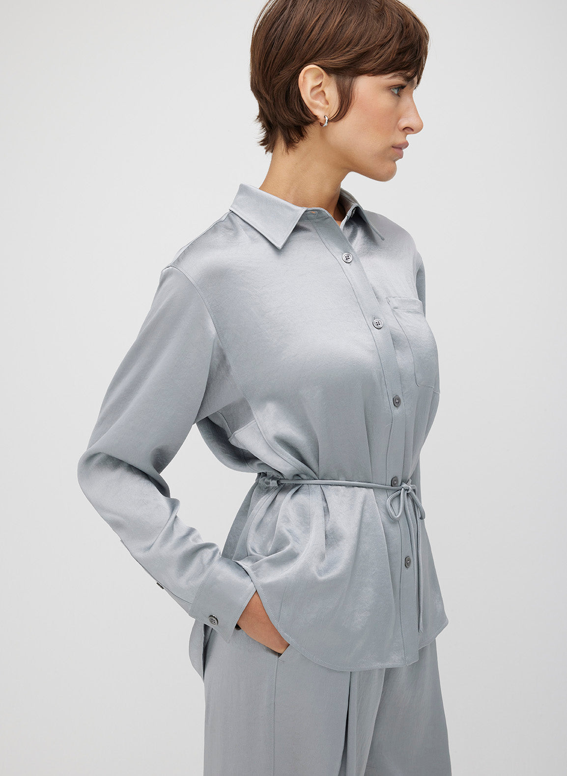 All Day Ecosatin Utility Shirt