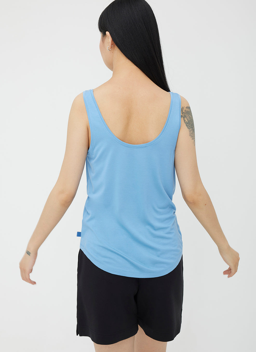 Charlotte Scoop Neck Tank ?? | S || Cool Blue