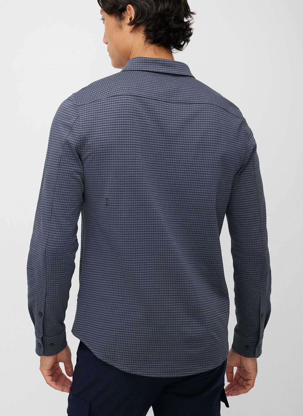 City Tech Long Sleeve Classic Fit Textured Shirt