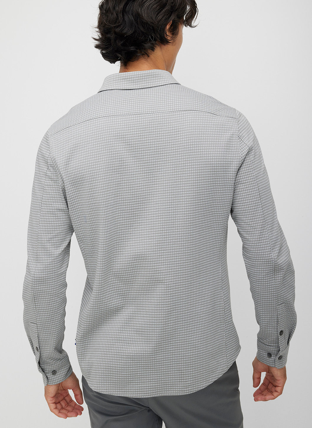 City Tech Long Sleeve Slim Fit Textured Shirt