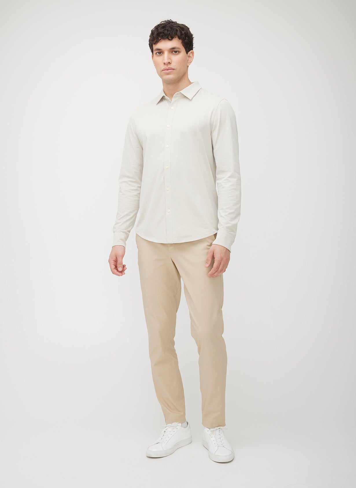 City Tech Shirt Slim Fit ?? | M || Wheat Chambray