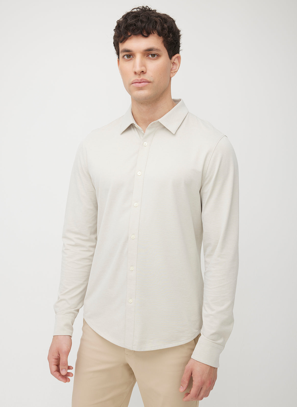 City Tech Shirt Slim Fit ?? | M || Wheat Chambray