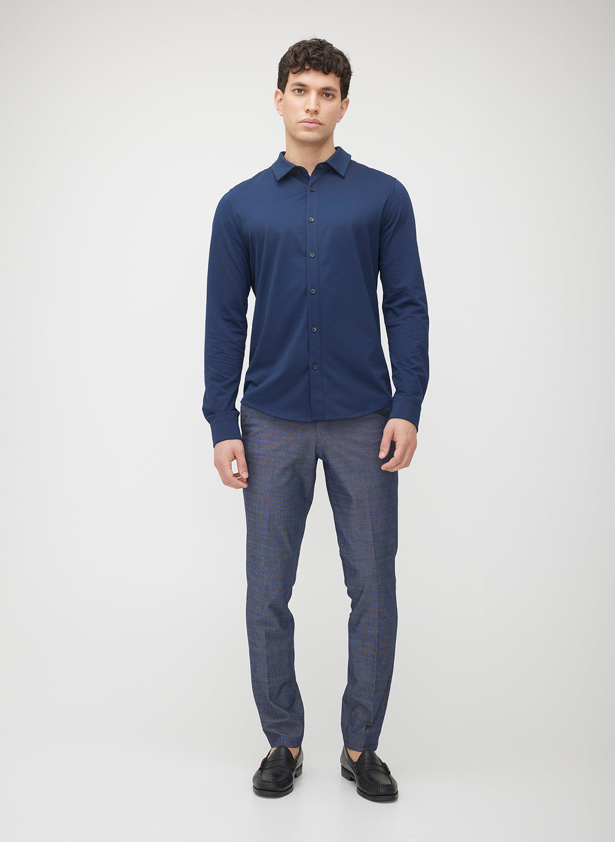 City Tech Shirt Slim Fit ?? | M || Dark Navy