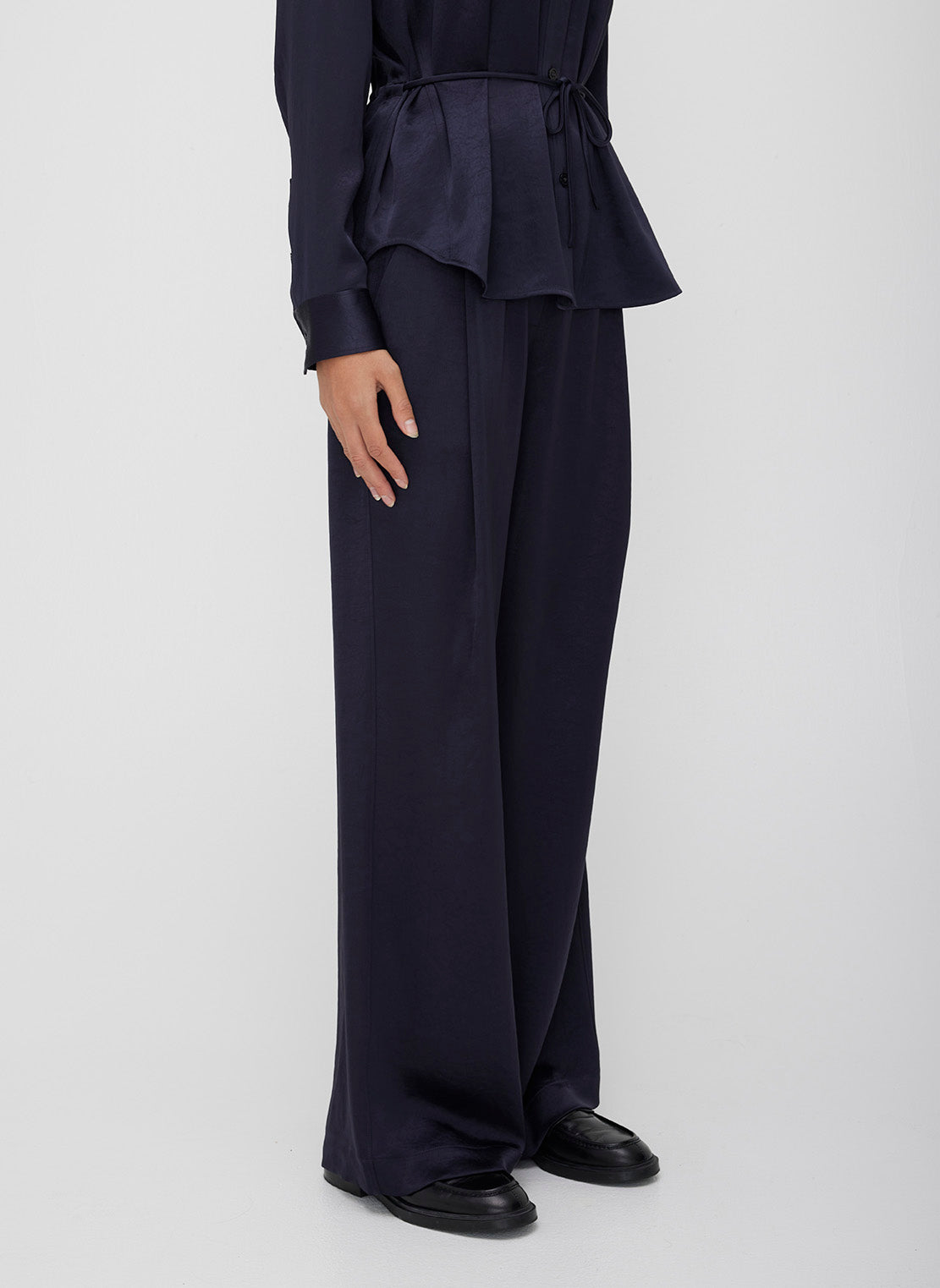 Ecosatin High Rise Trousers