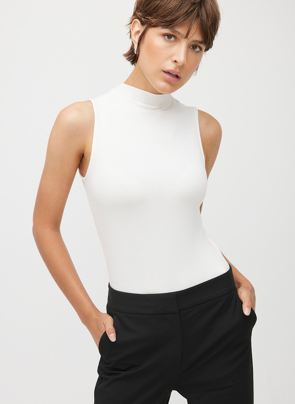 Evolve Sleeveless Turtleneck