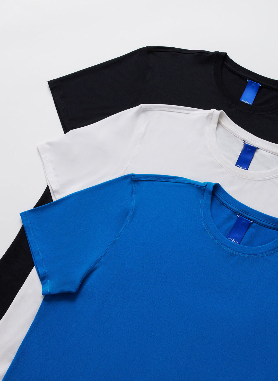 Ace Crewneck Tees 3 Pack ?? || Black/White/Ocean Oasis