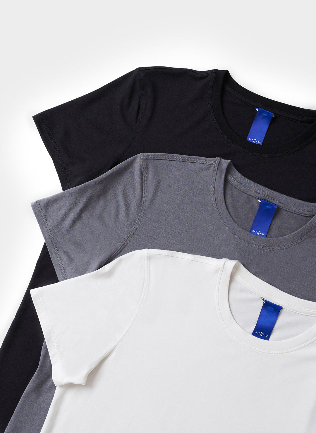 Kit Crewneck Tees 3 Pack ?? S || Black/Shade/Bright White