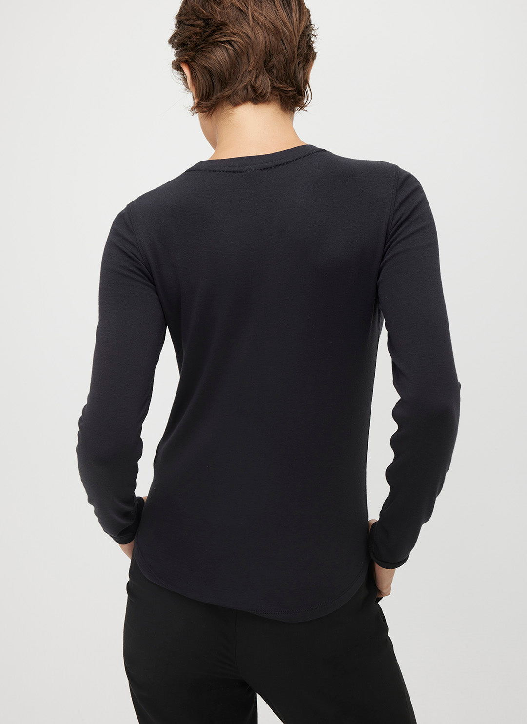 Kit Long Sleeve Crewneck Tee