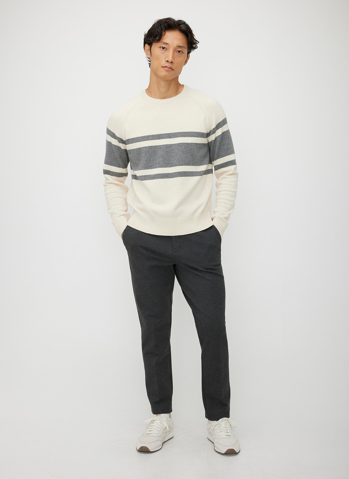 Merino Cotton Raglan Sweater