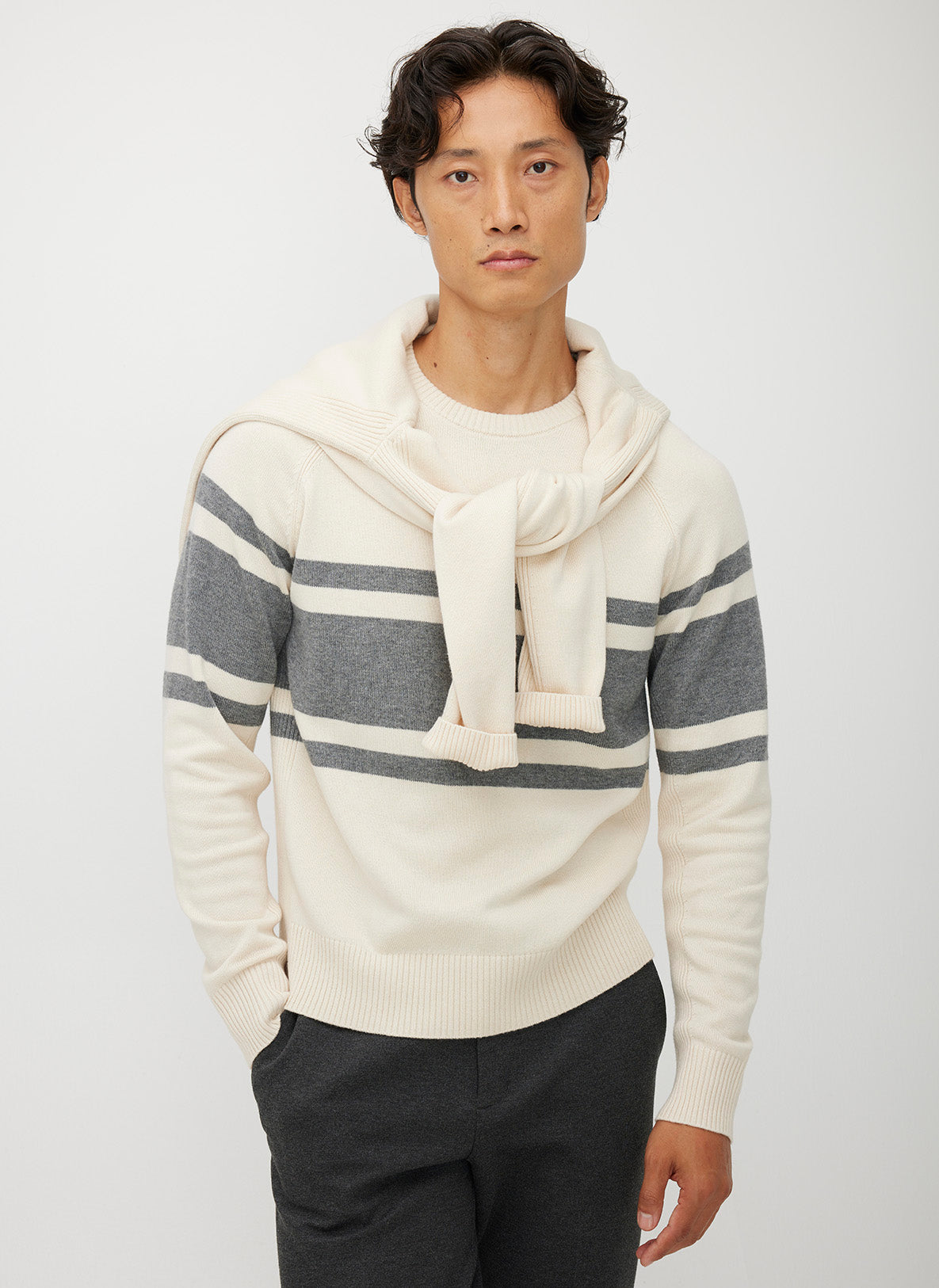 Merino Cotton Raglan Sweater