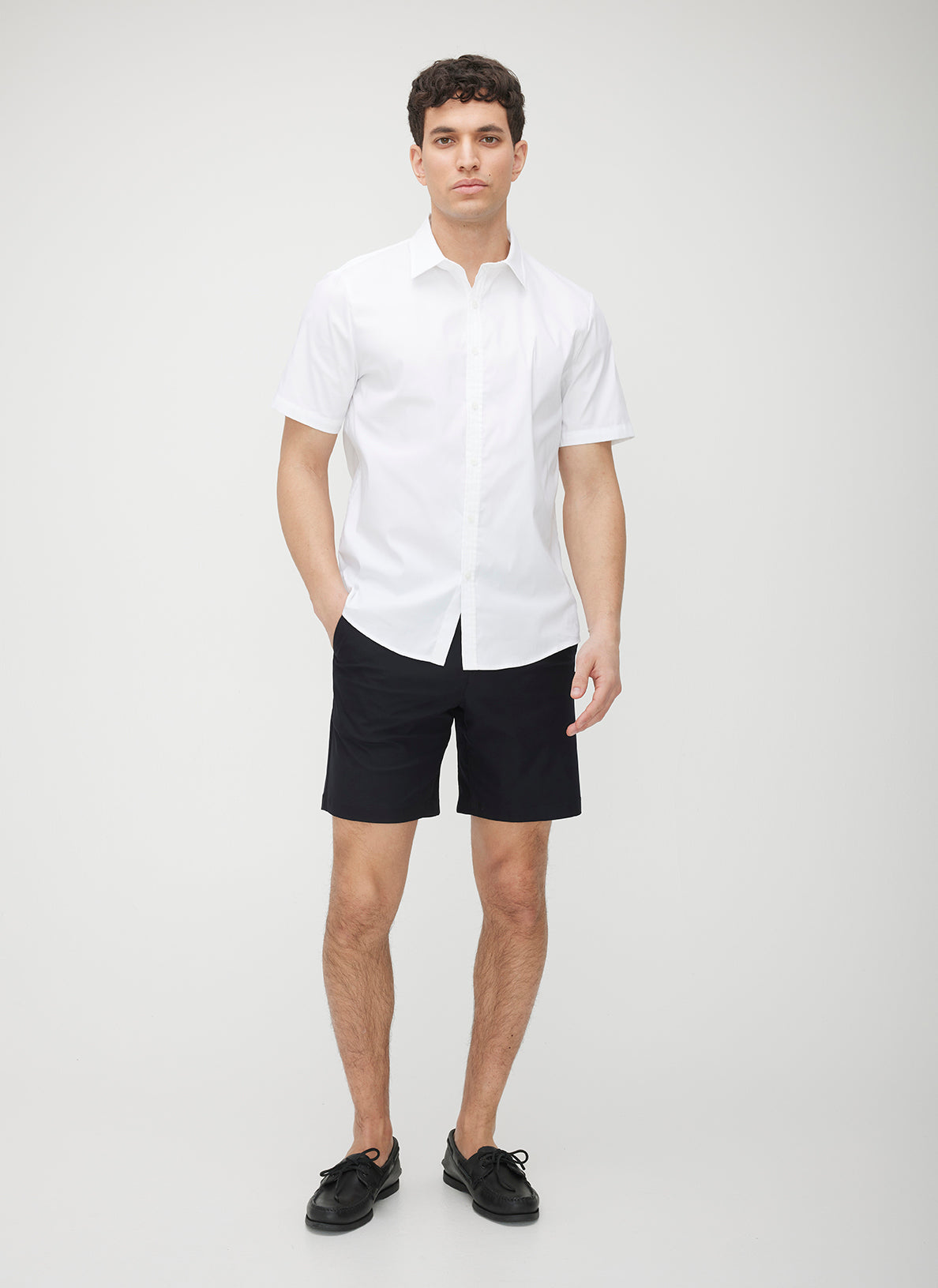 Acadia Short Sleeve Poplin Shirt ?? | M || Bright White