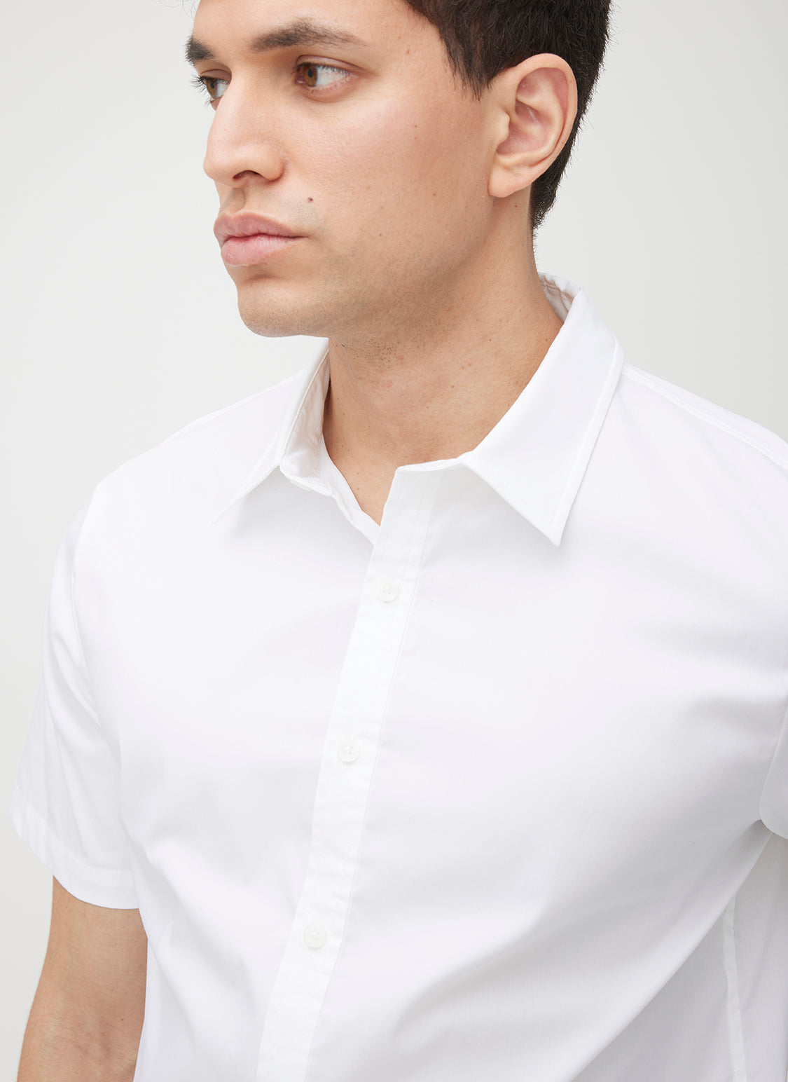 Acadia Short Sleeve Poplin Shirt ?? | M || Bright White