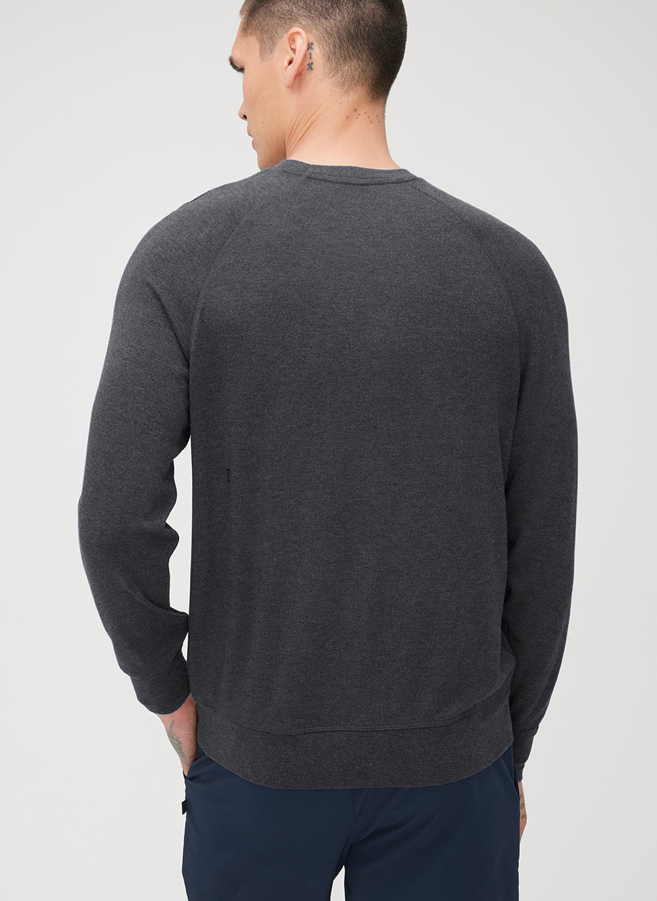 Brushed Long Sleeve Crewneck Tee