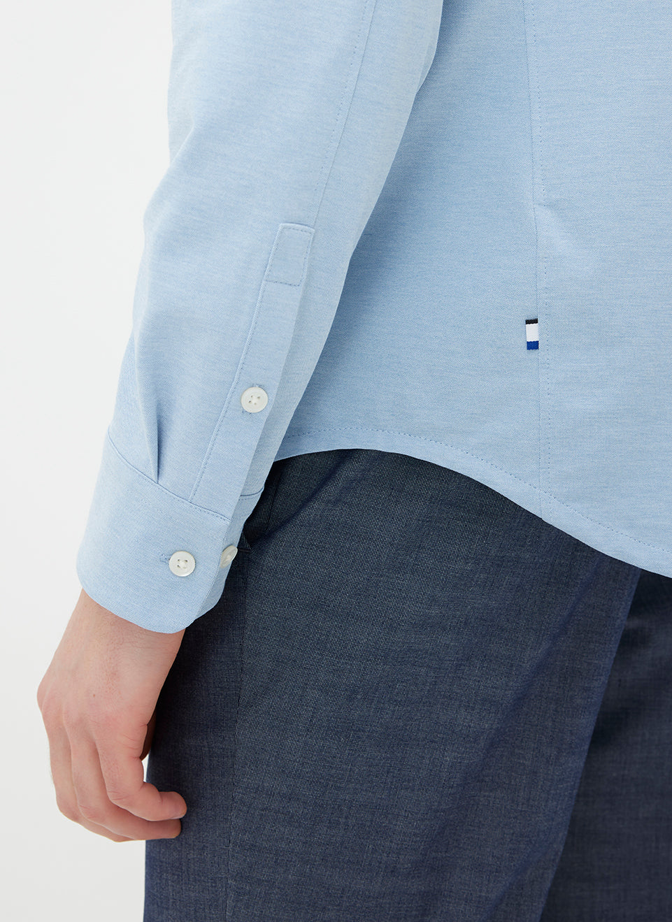 City Tech Shirt Slim Fit ?? | M || Light Blue Chambray