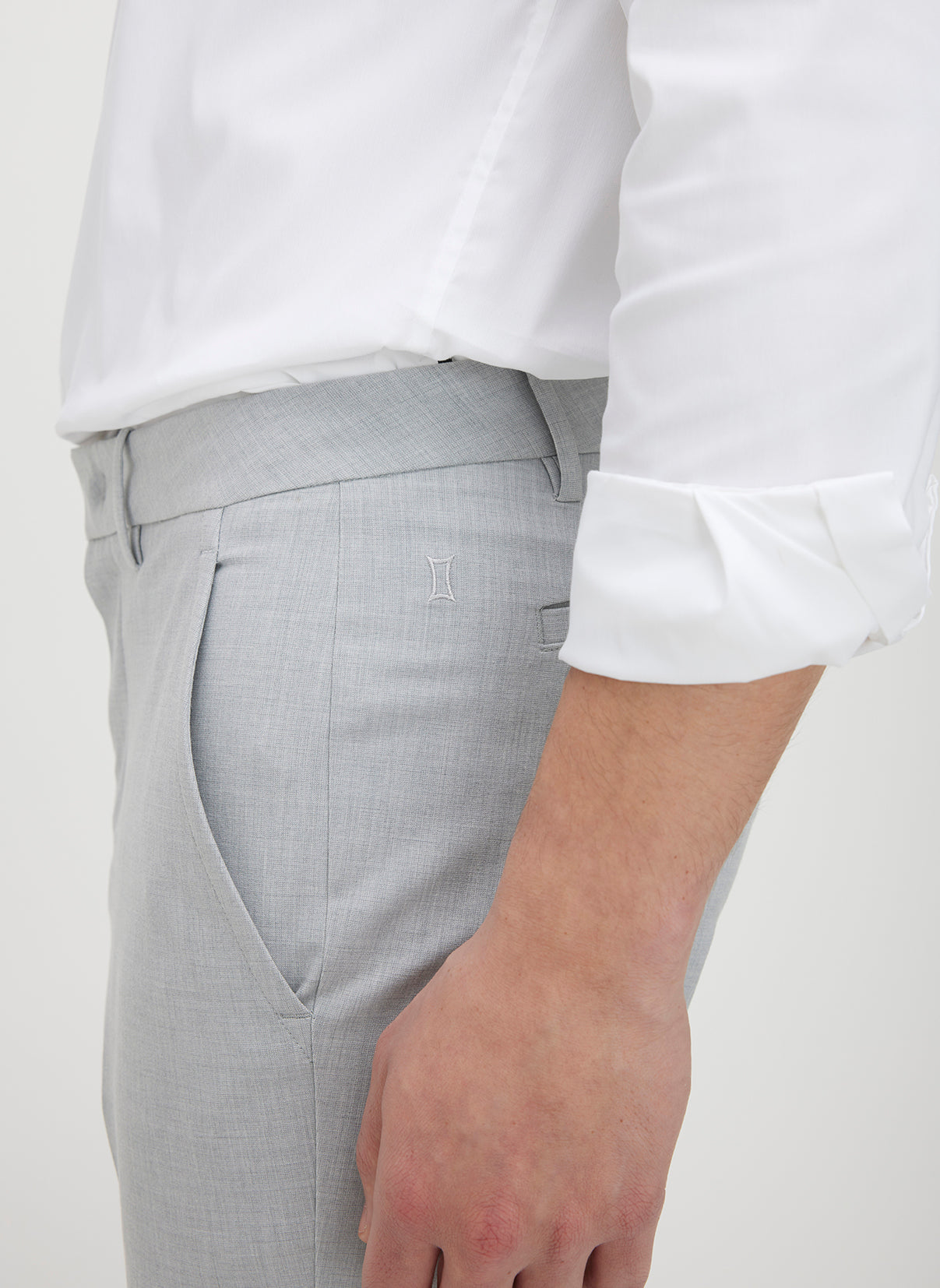 En Route Pants Slim Fit ?? | 32 || Light Grey Chambray