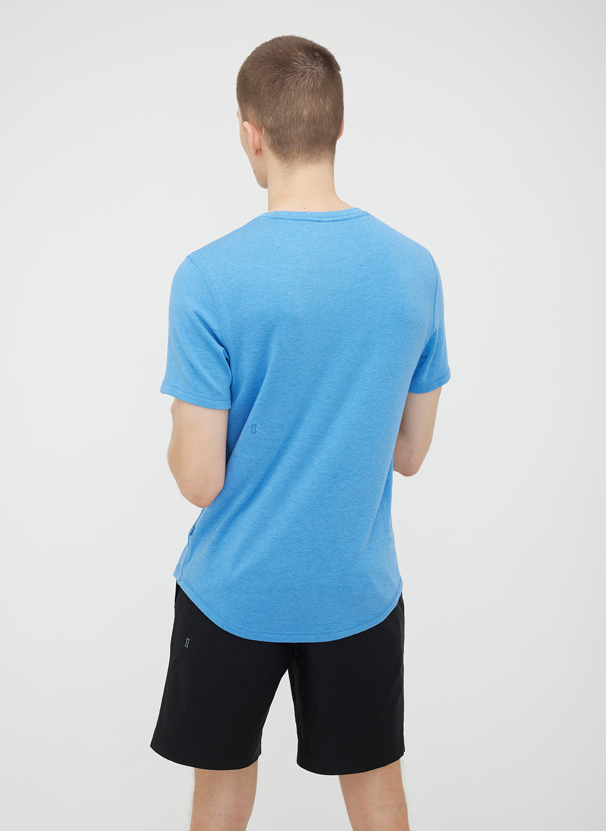 Brushed Crewneck Tee ??  | M || Blue Melange