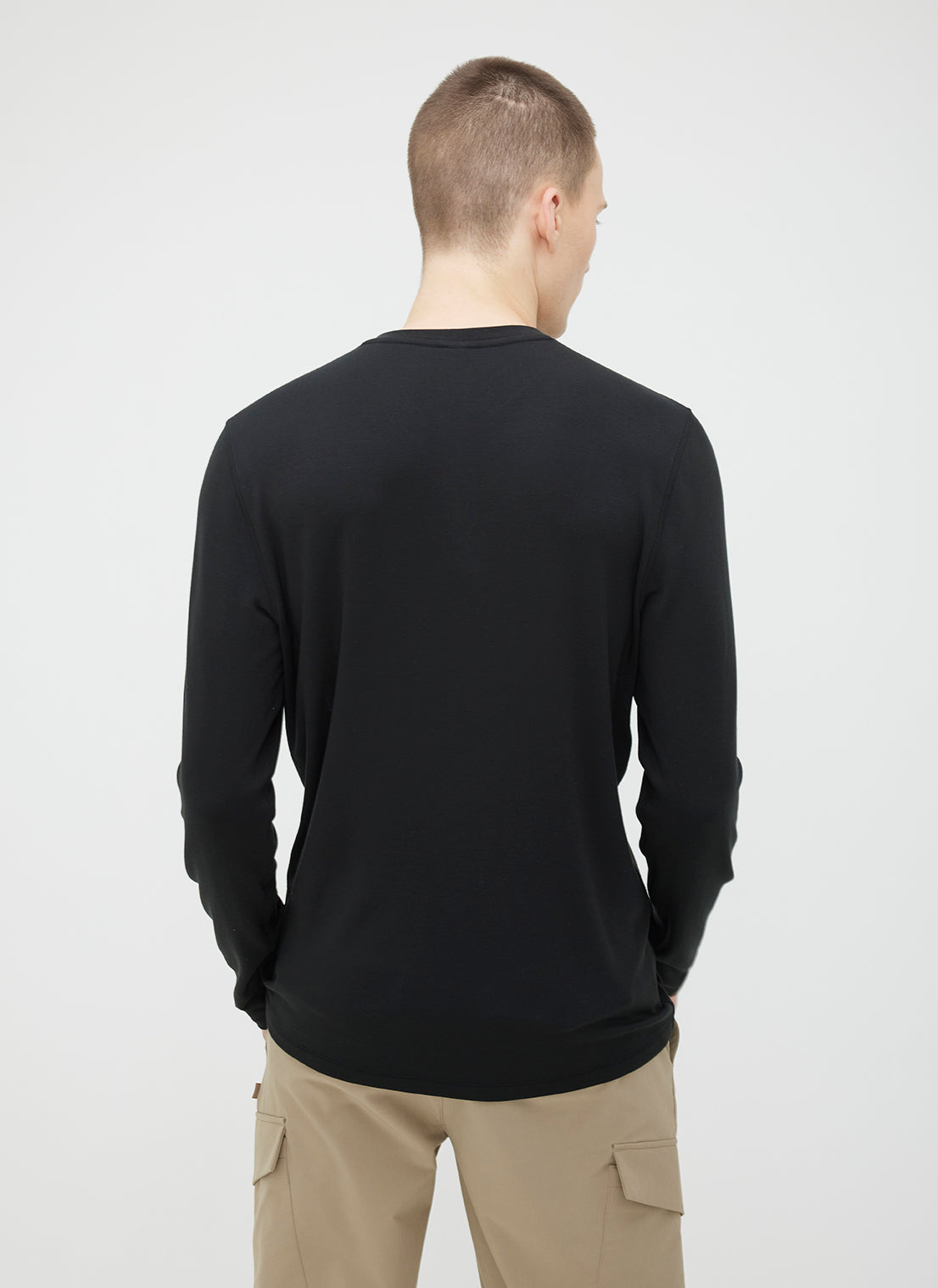 BFT Long Sleeve Henley ?? | M || Black