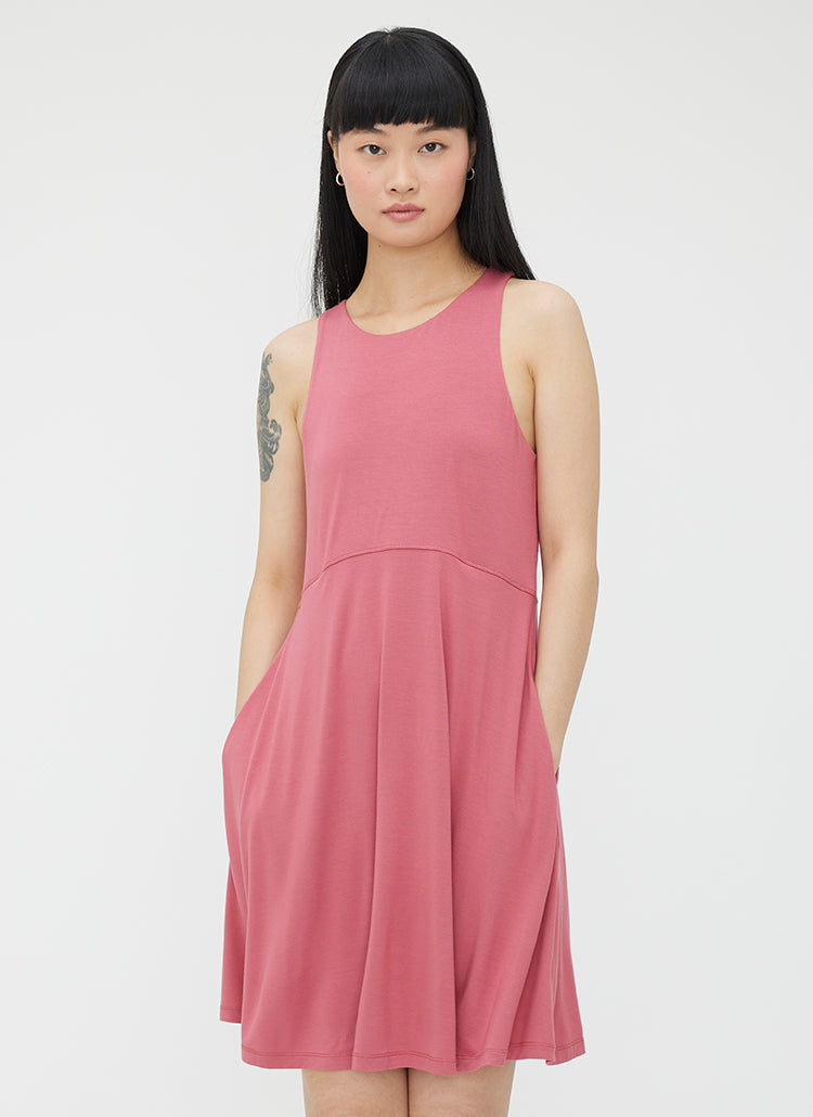 Charlotte Sleeveless Tent Dress ?? | S || Raspberry