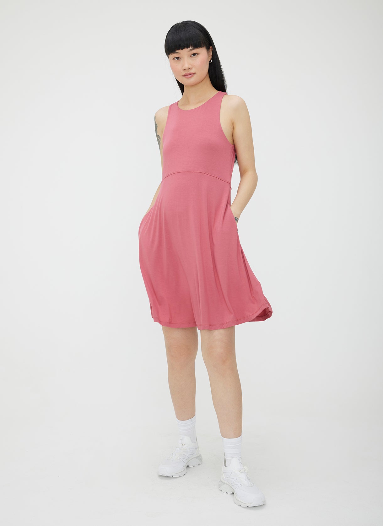 Charlotte Sleeveless Tent Dress ?? | S || Raspberry