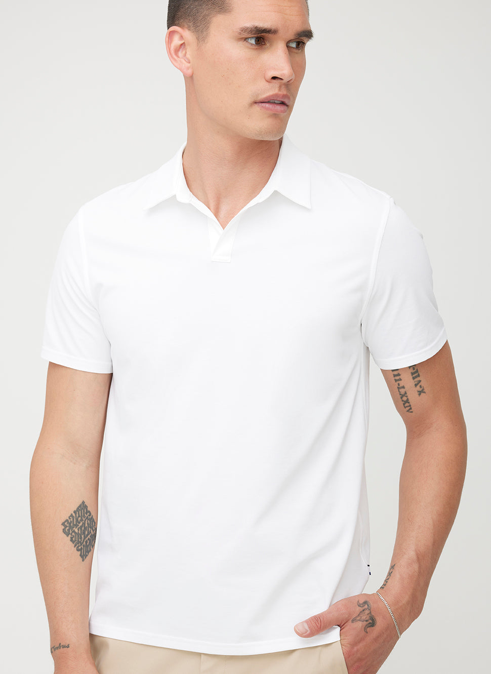 City Tech Short Sleeve Polo ?? || Bright White