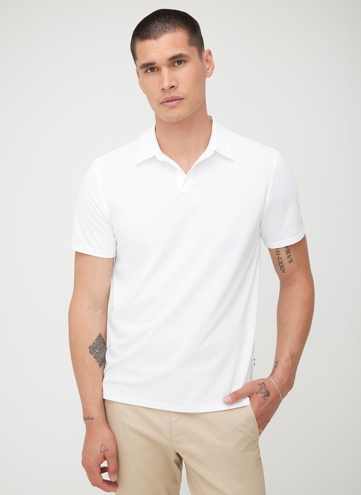 City Tech Short Sleeve Polo ?? || Bright White