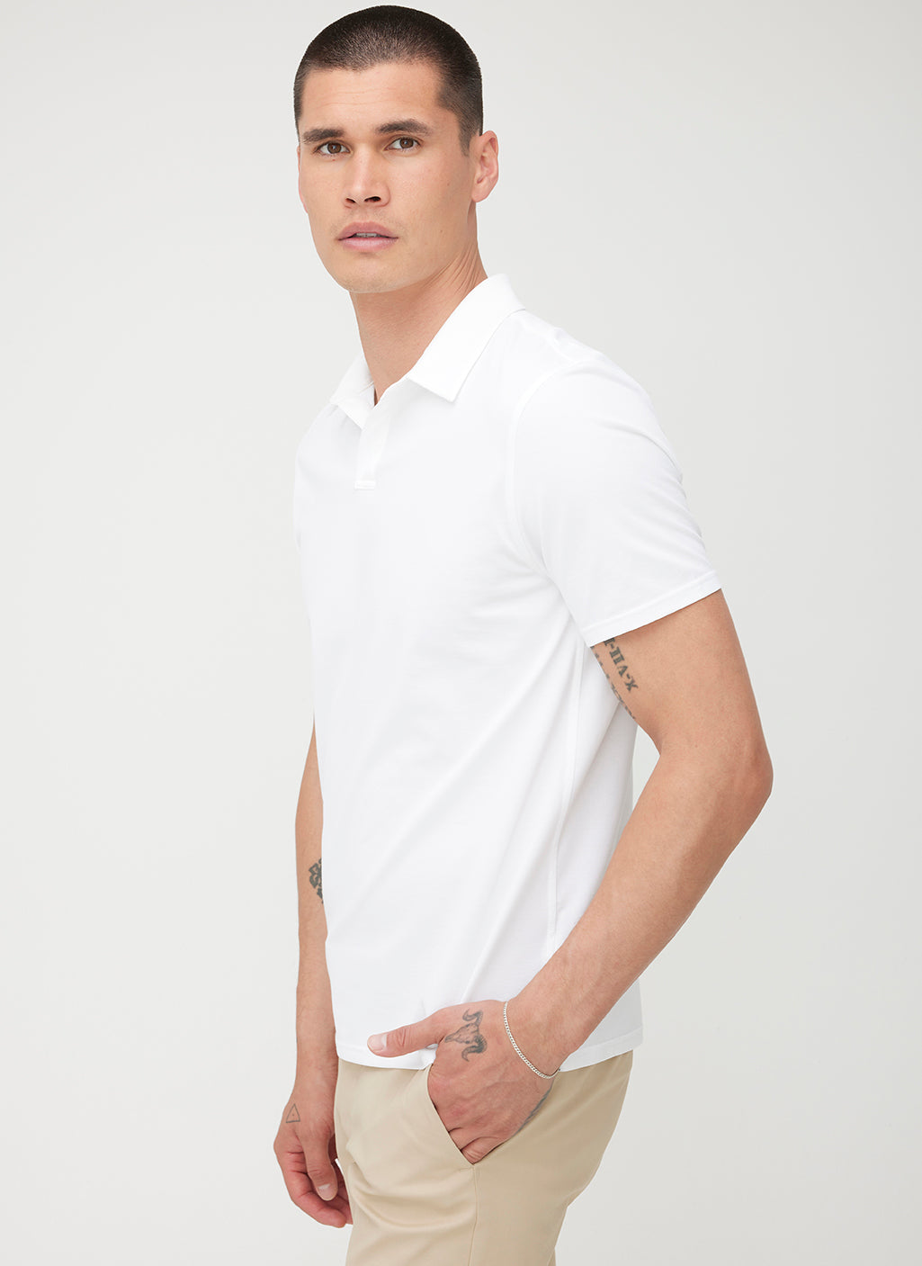 City Tech Short Sleeve Polo ?? || Bright White