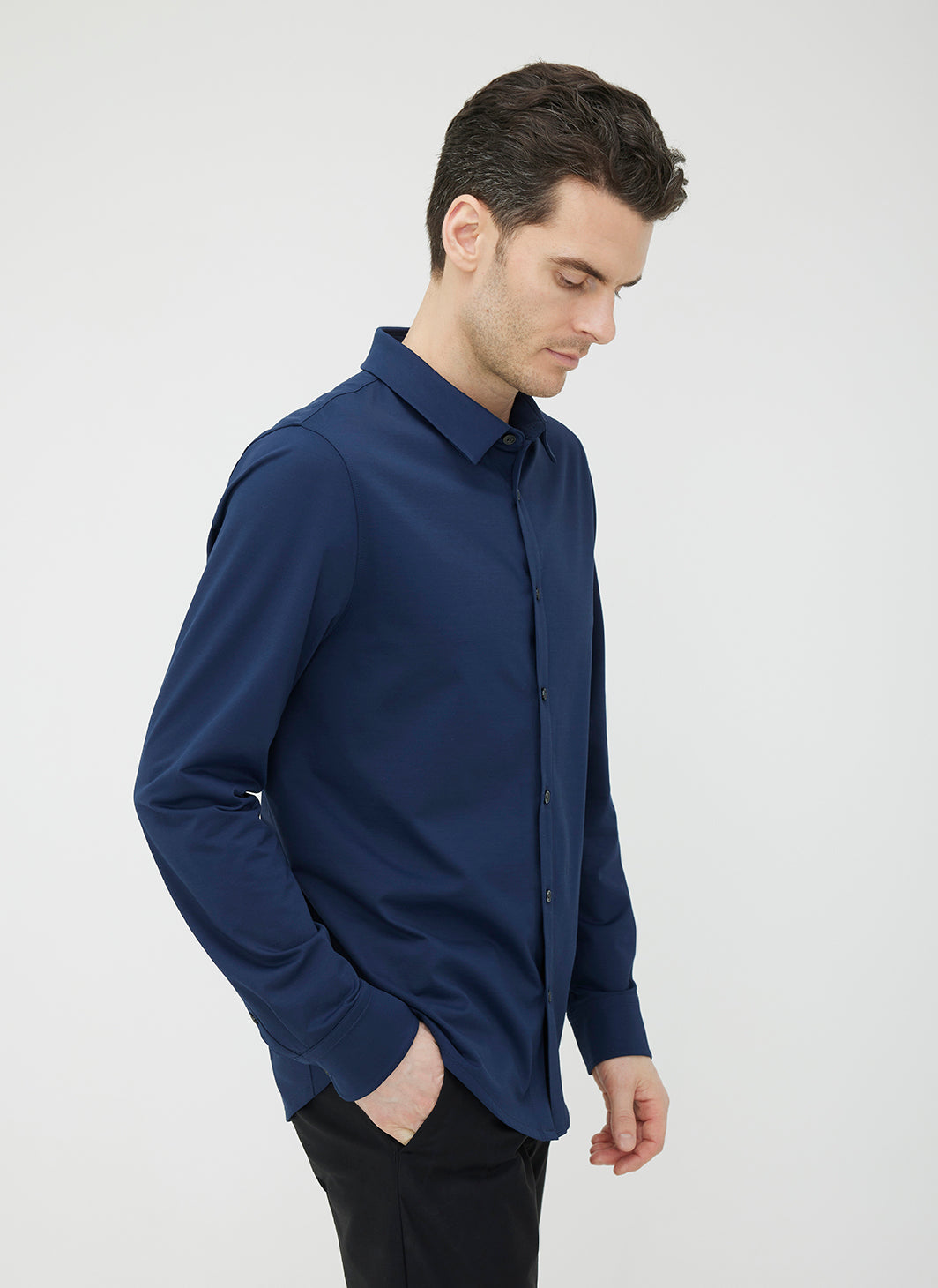 City Tech Shirt Slim Fit ?? | M || Dark Navy