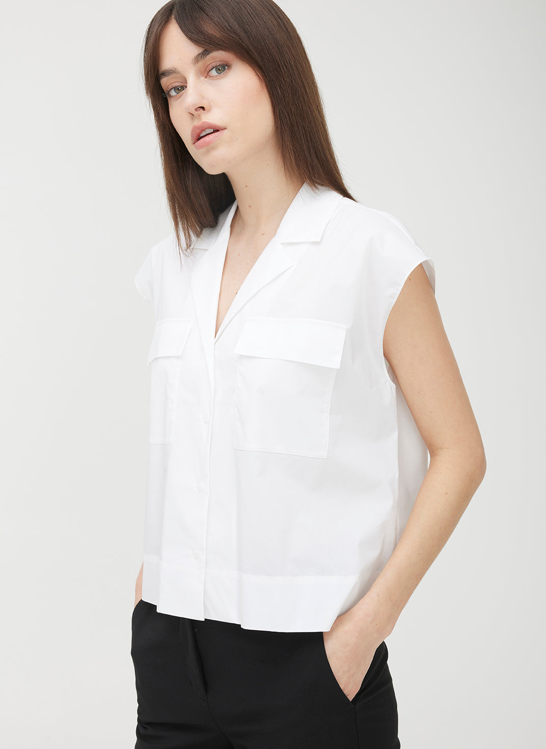 Marbella Bowling Shirt ?? | S || Bright White