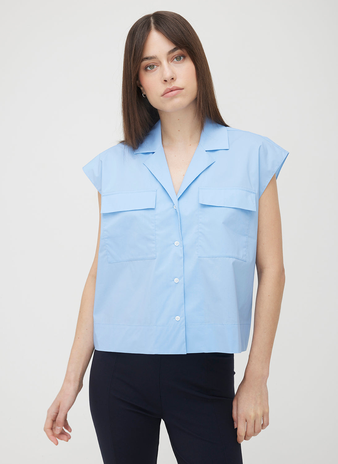 Marbella Bowling Shirt ?? | S || Cool Blue