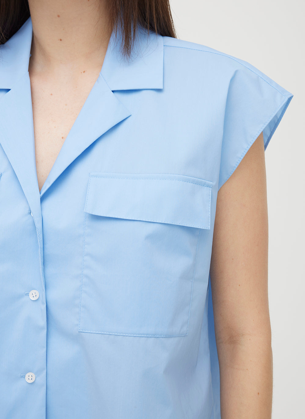 Marbella Bowling Shirt ?? | S || Cool Blue