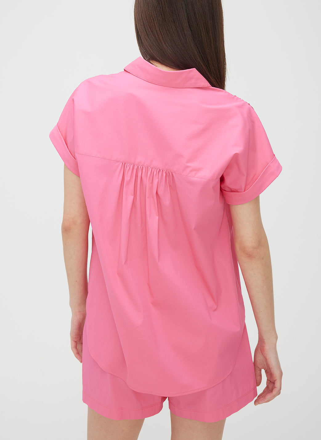 Marbella Short Sleeve Shirt ?? | S || Hot Pink