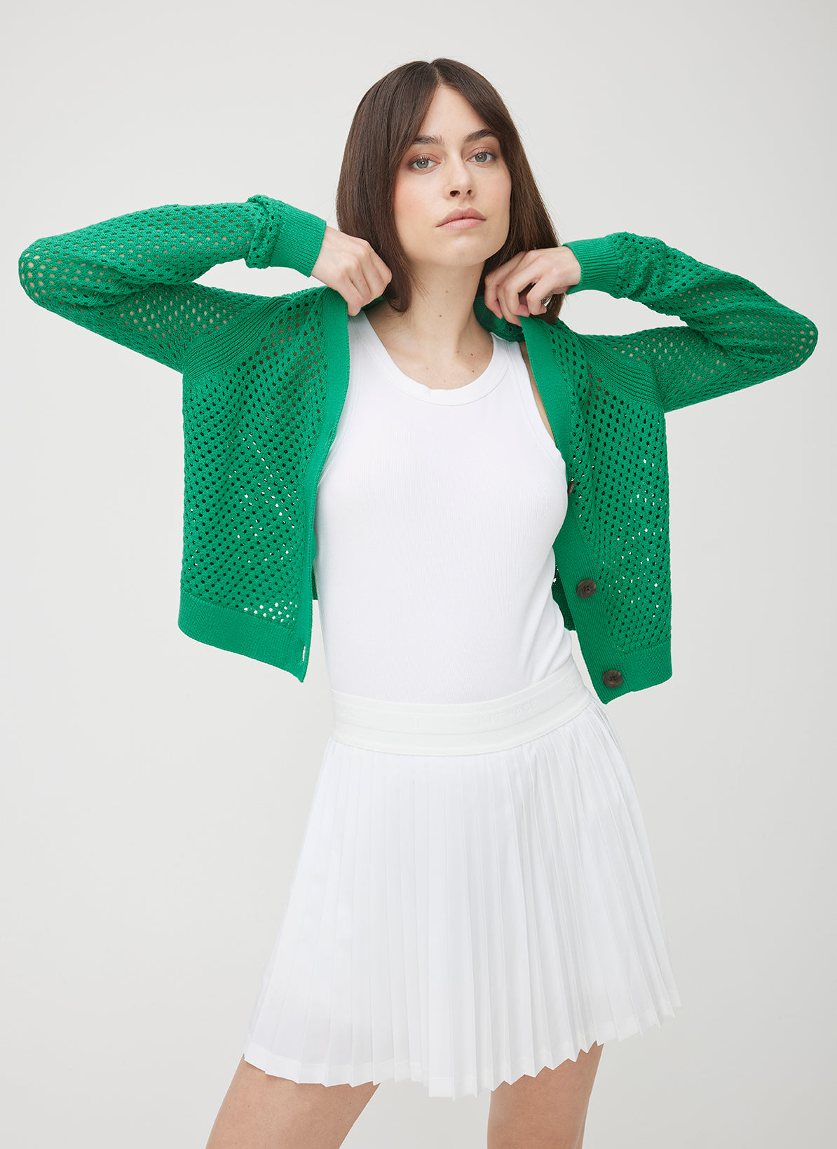 Pleated Tennis Skirt ?? | S || Bright White