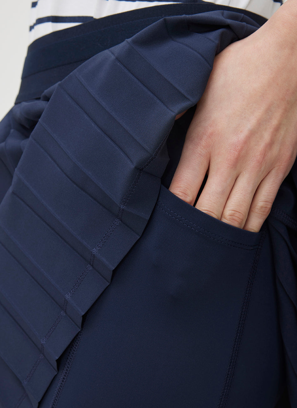 Pleated Tennis Skirt ?? | S || Dark Navy