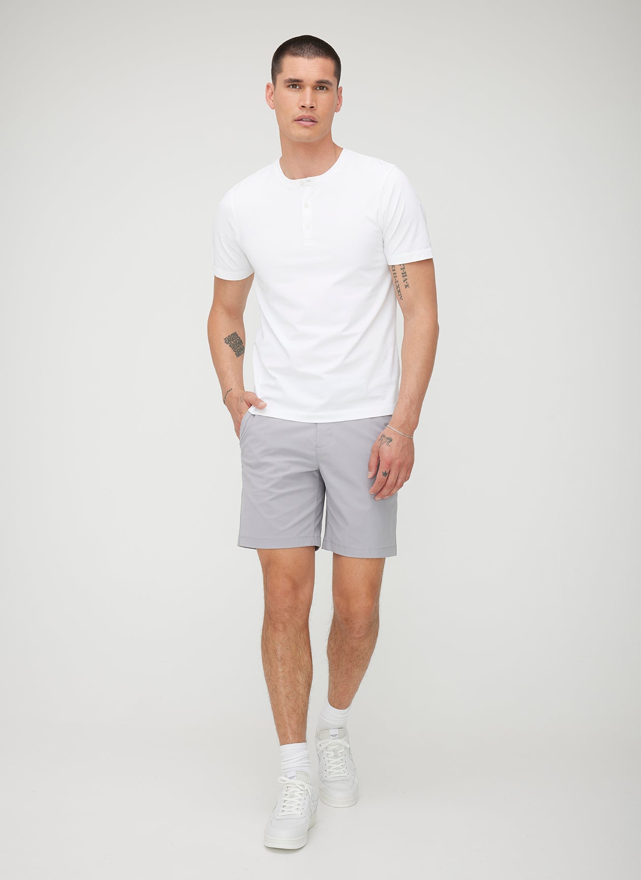 Stanton Henley Tee ?? | M || Bright White