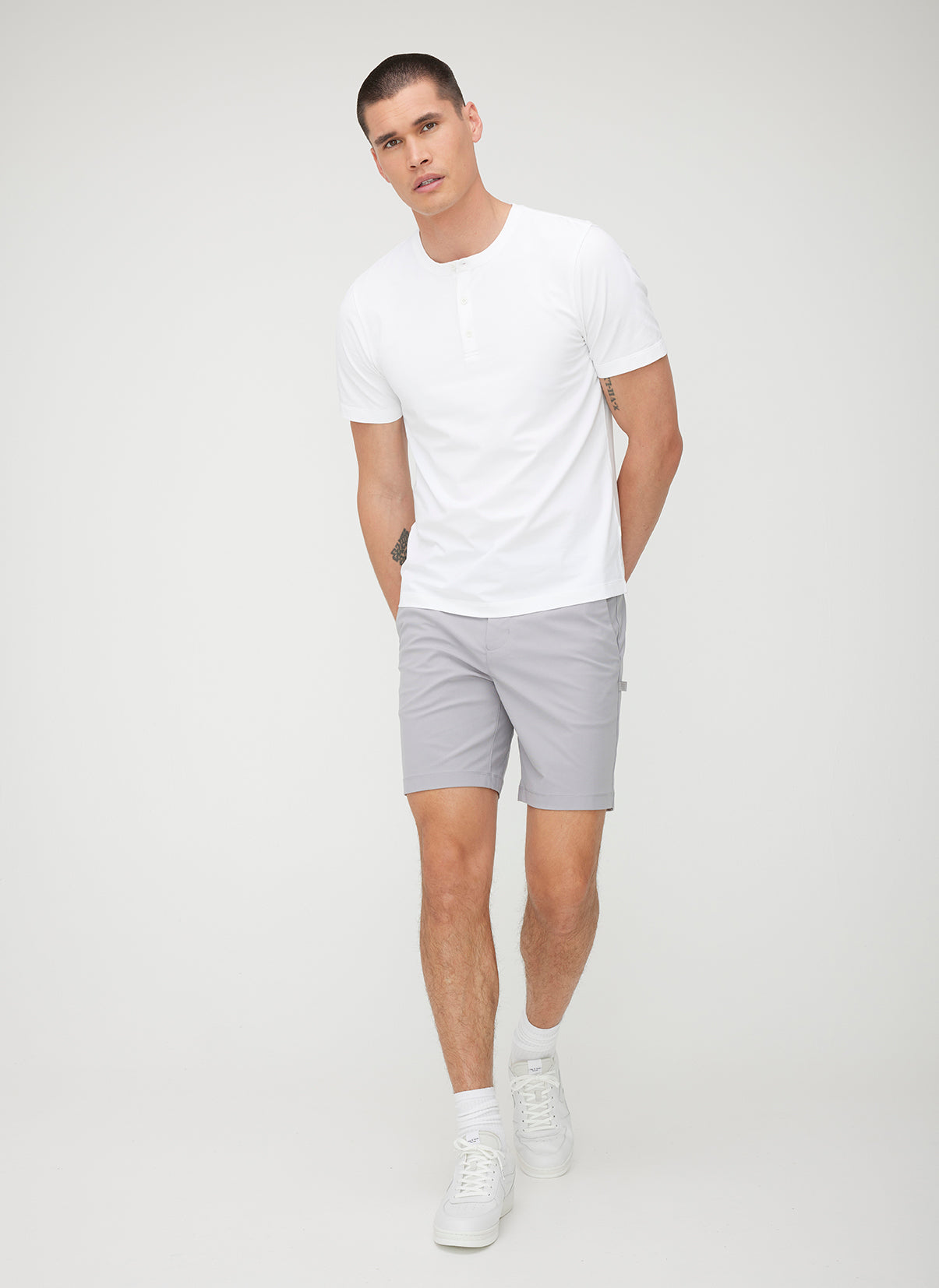 Stanton Henley Tee ?? | M || Bright White