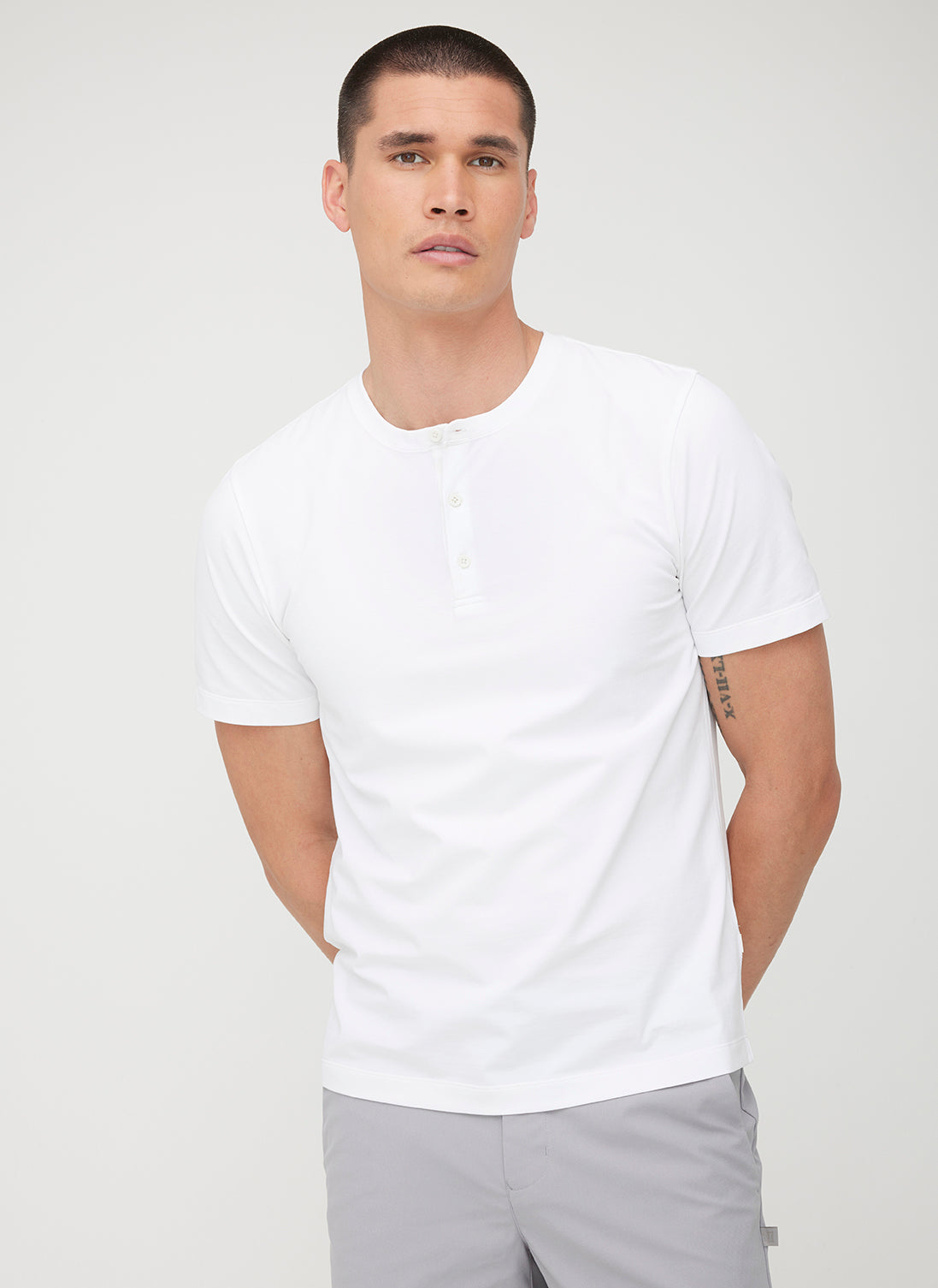 Stanton Henley Tee ?? | M || Bright White