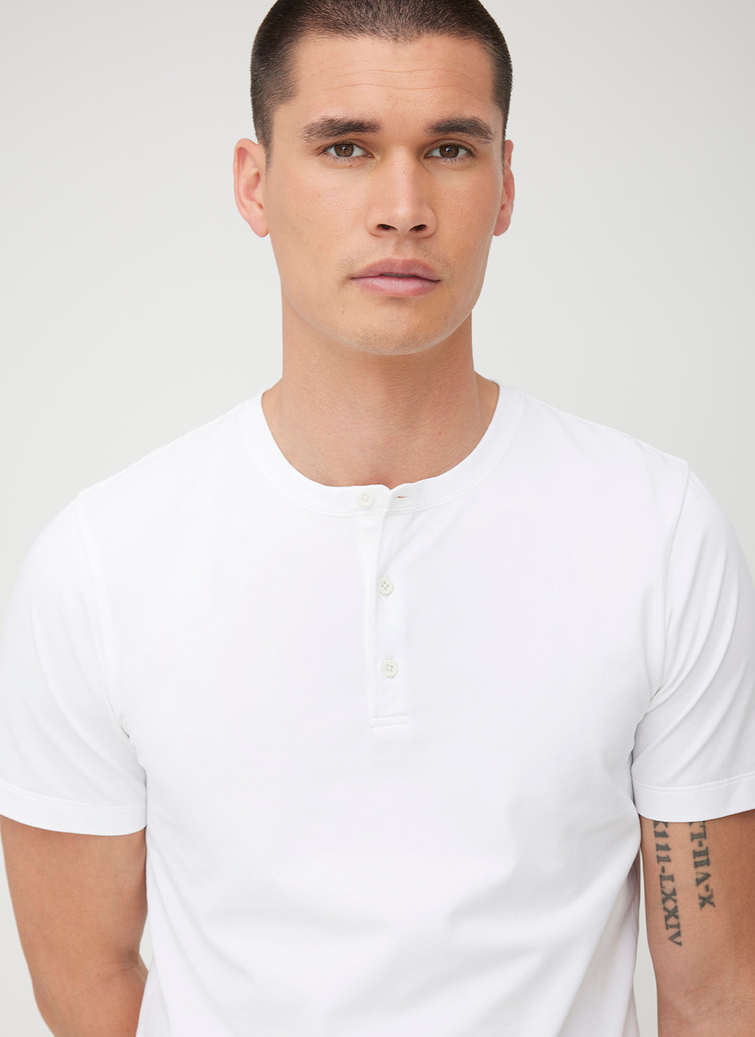 Stanton Henley Tee ?? | M || Bright White