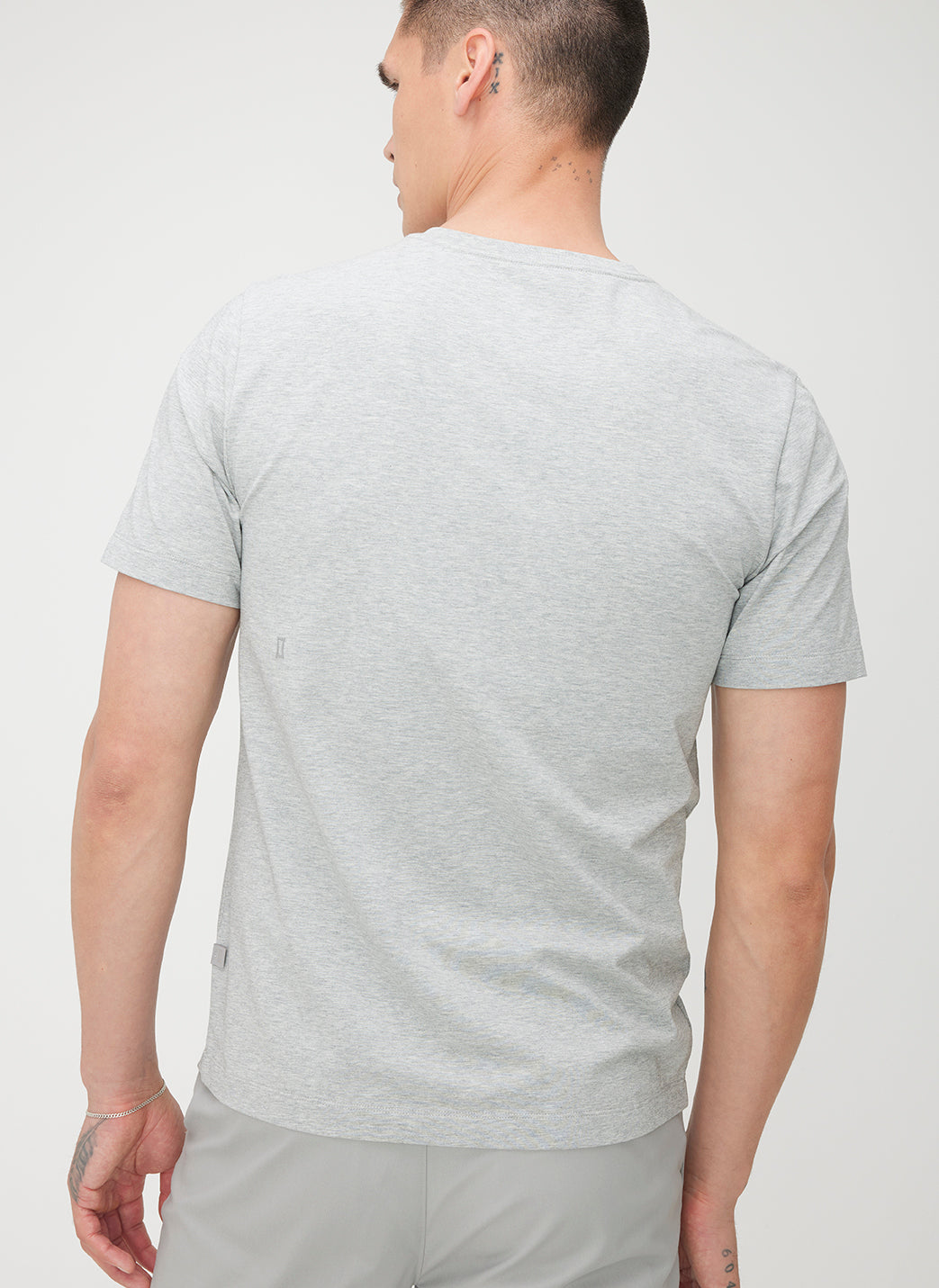 Stanton Henley Tee ?? | M || Light Grey Melange