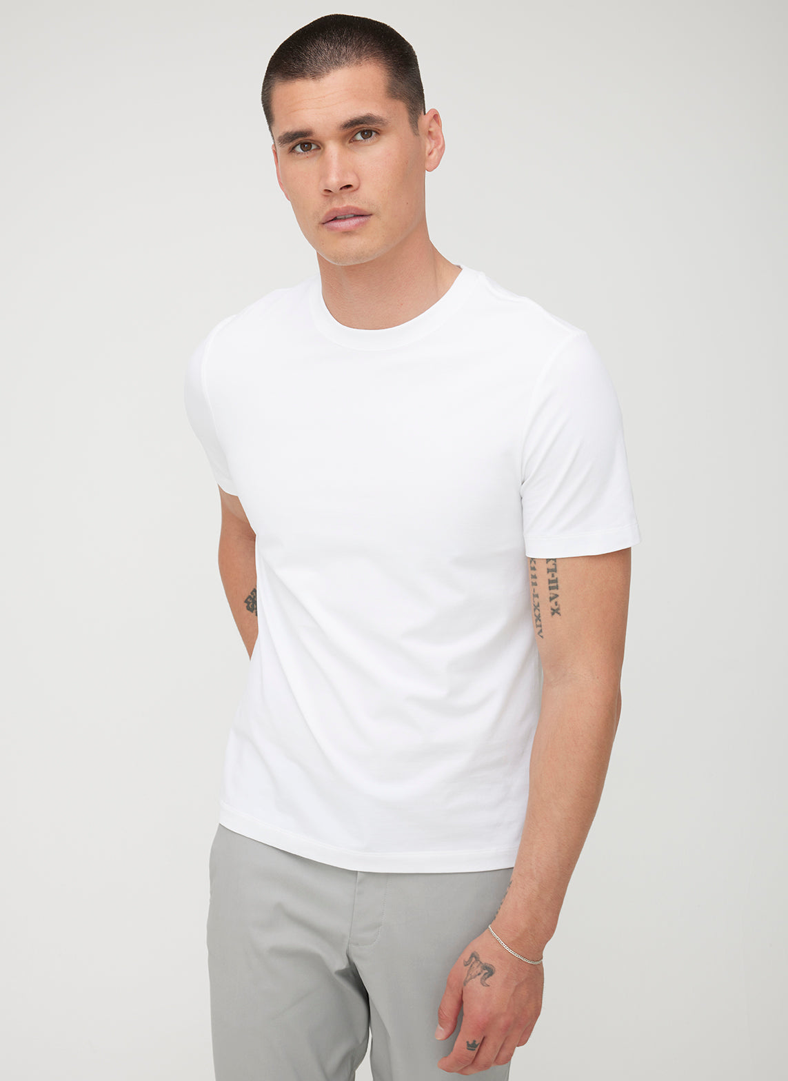 Stanton Short Sleeve Crew Tee ?? | M || Bright White