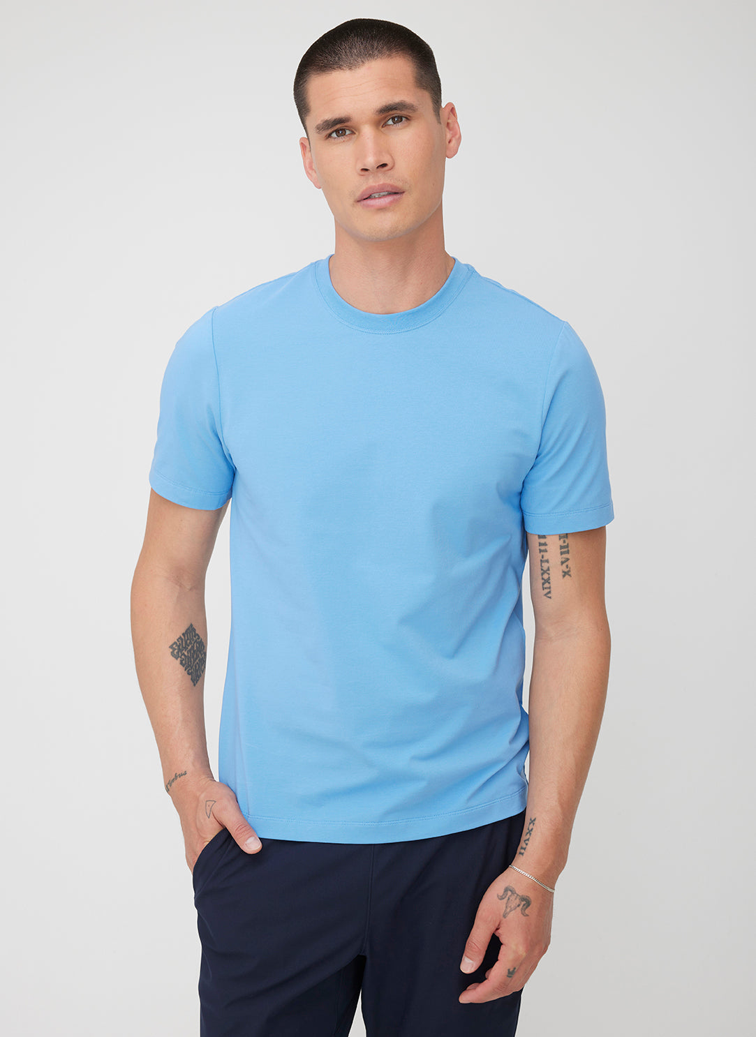 Stanton Short Sleeve Crew Tee ?? | M || Cool Blue