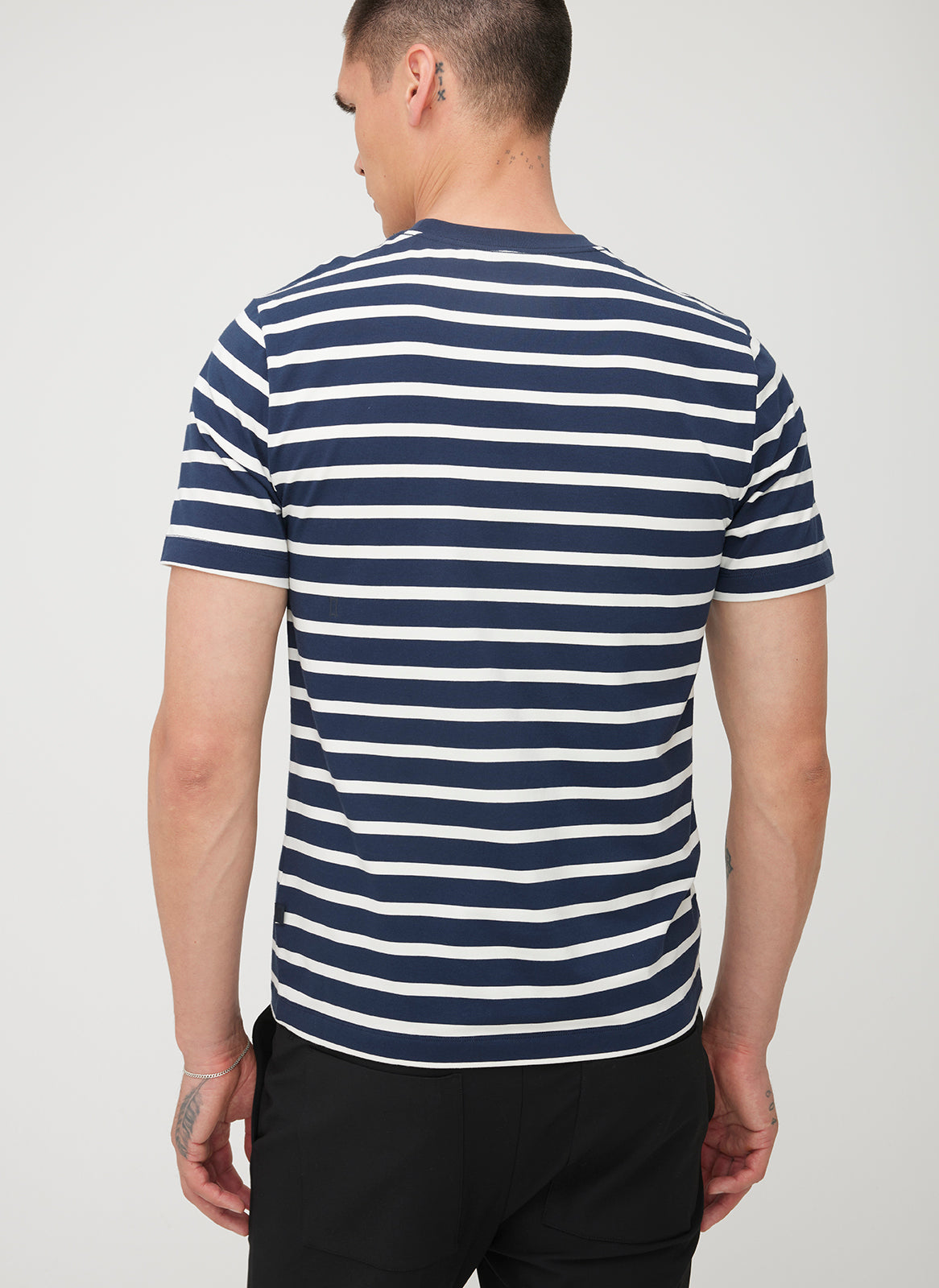 Stanton Short Sleeve Crew Tee ?? | M || Navy/Natural