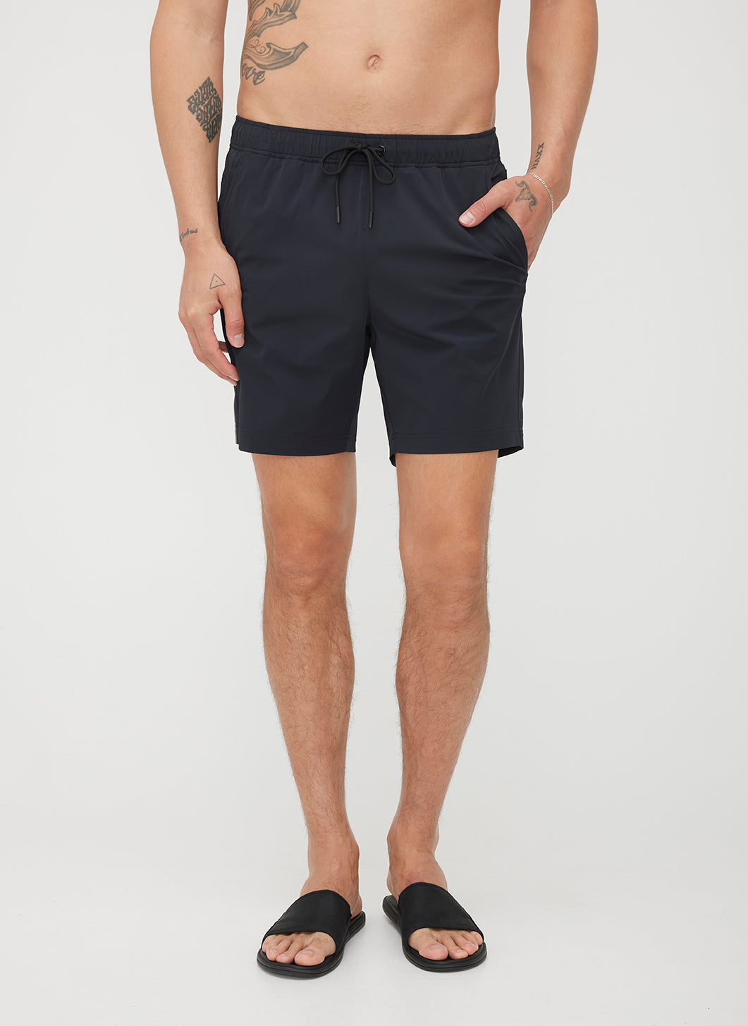 Tailored Swim Shorts 7” ?? | M || Black