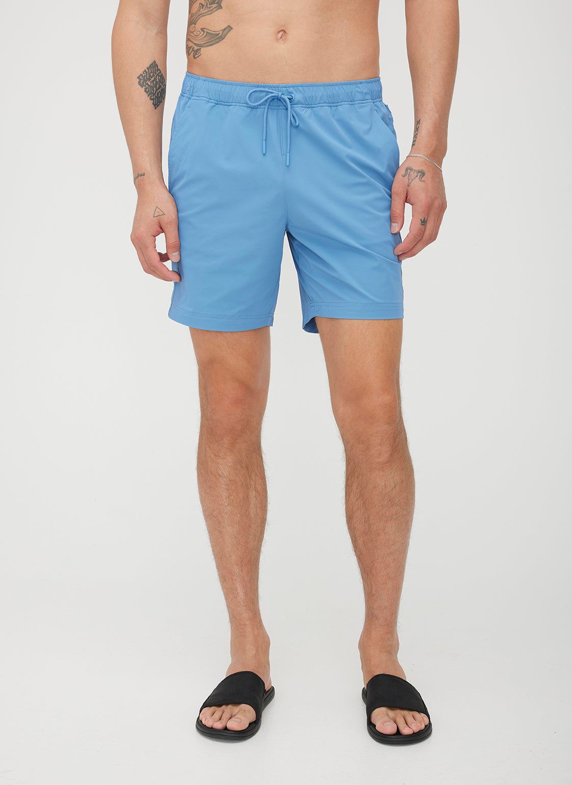 Tailored Swim Shorts 7" ?? | M || Mid Blue