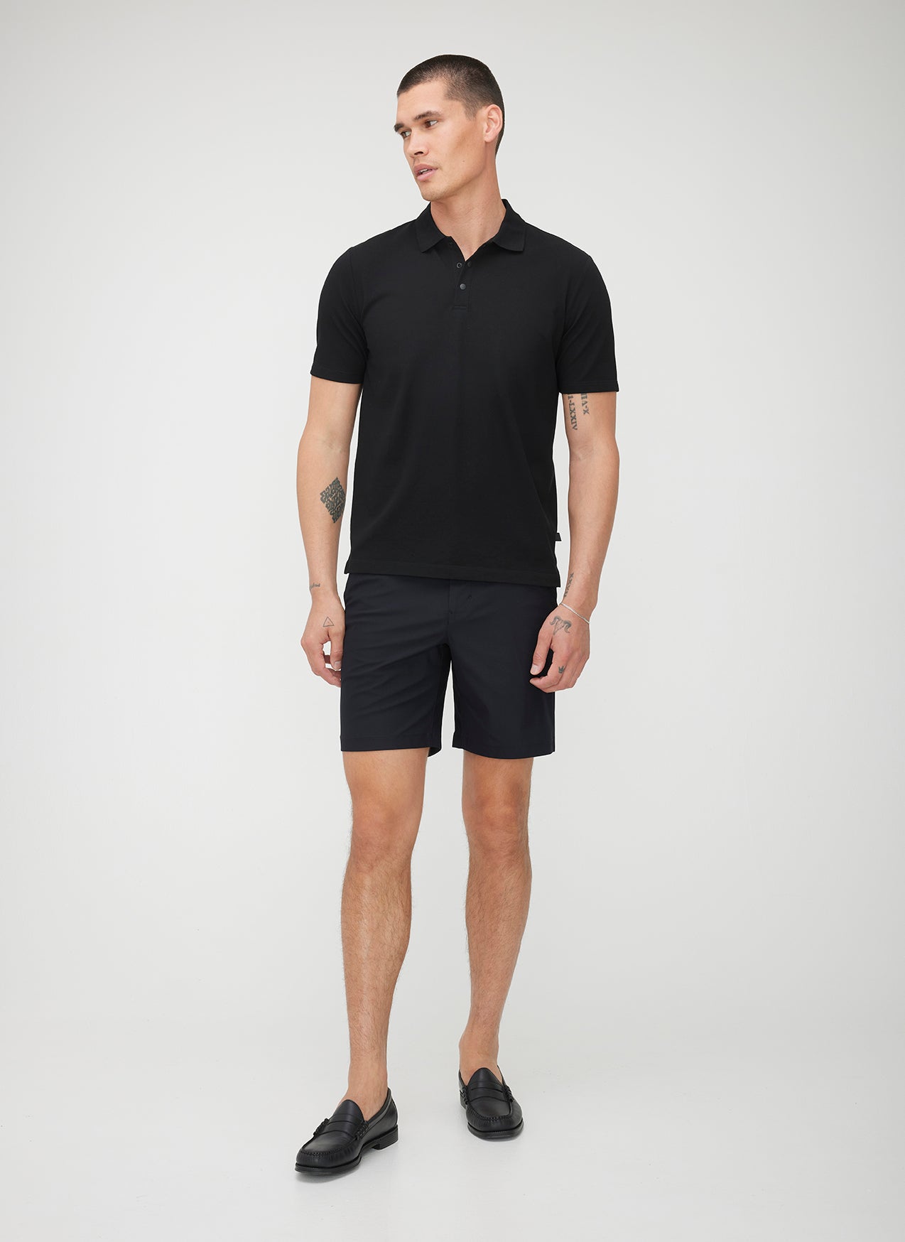 Tech Cotton Polo ?? | M || Black