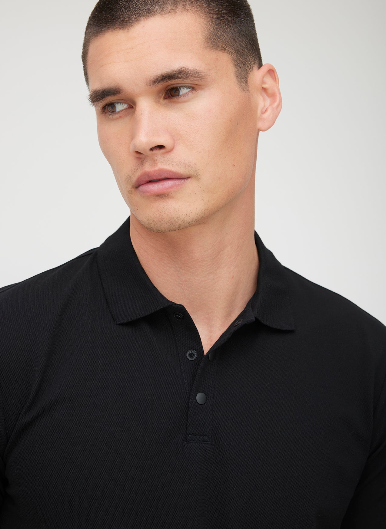 Tech Cotton Polo ?? | M || Black