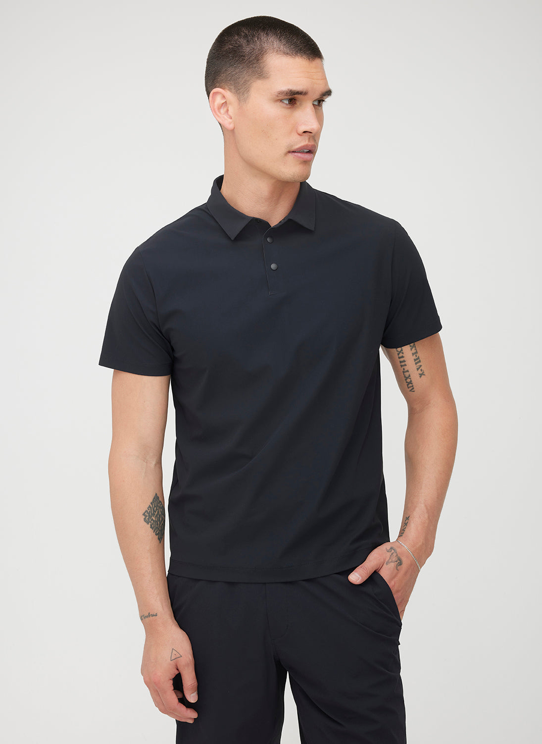 Tech Polo ?? | M || Black