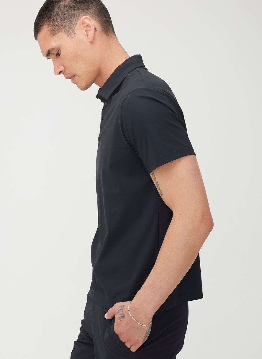 Tech Polo ?? | M || Black