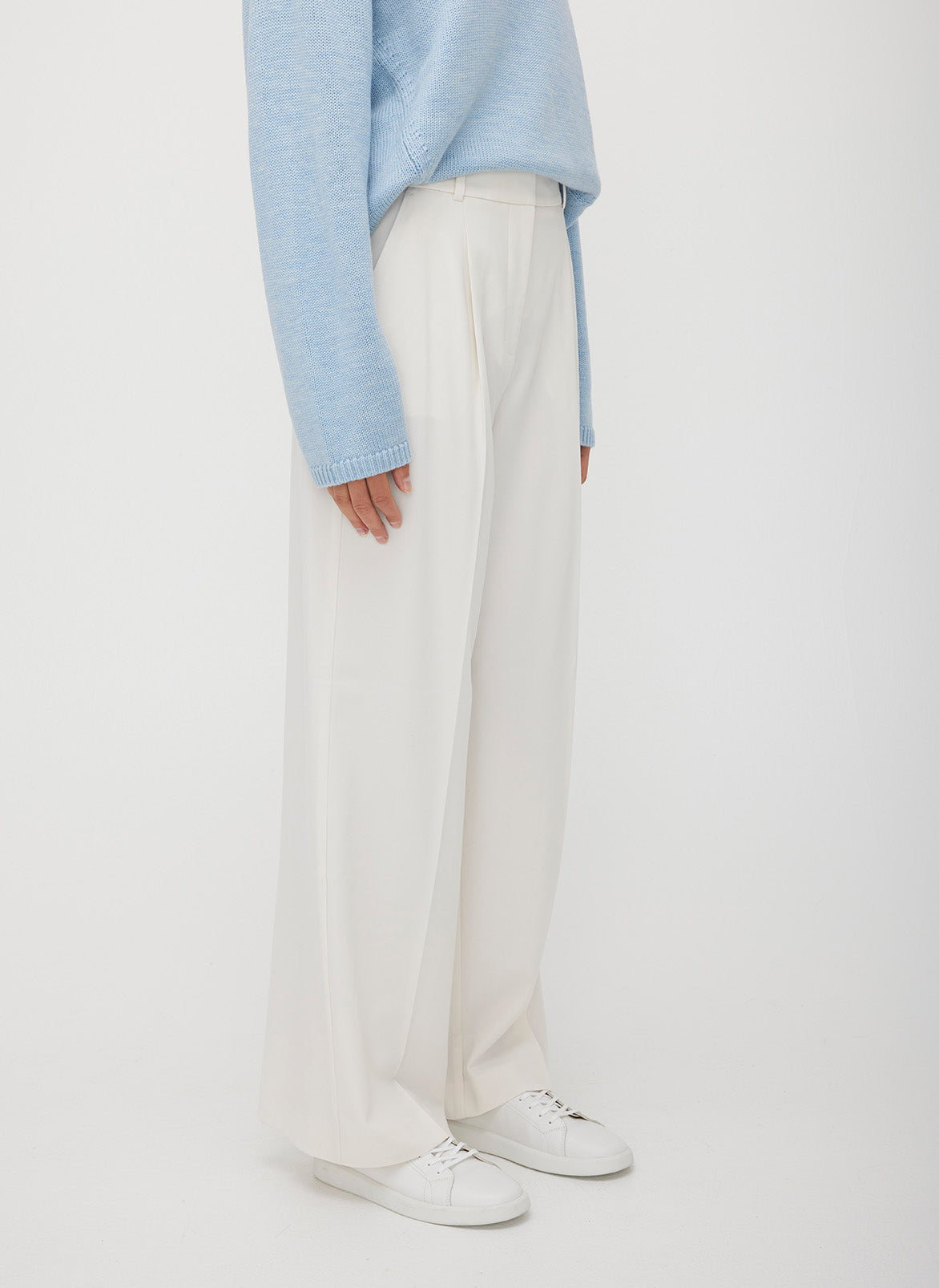 On Time Pleated Trousers