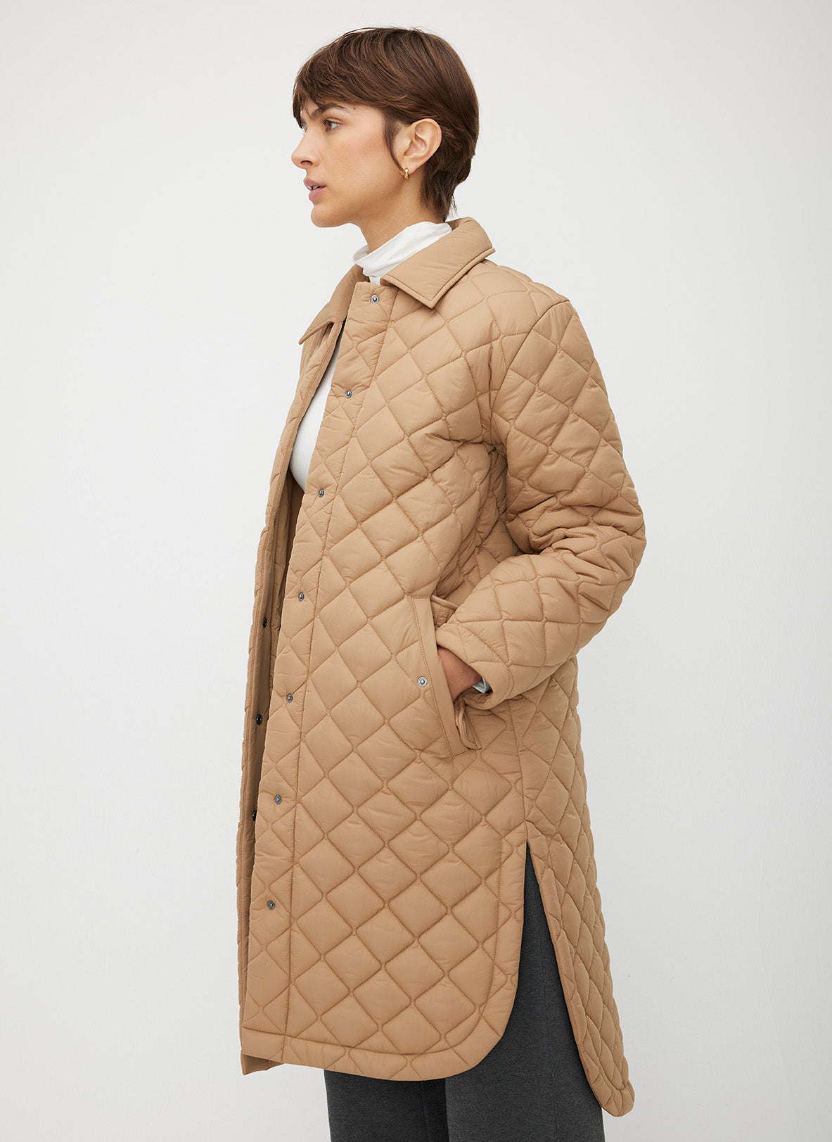 Oslo Recycled Quilted Coat